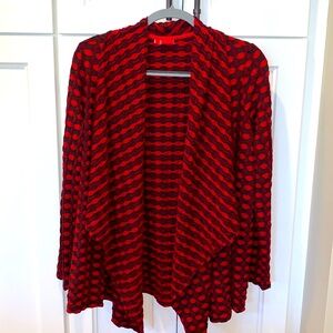 Tianello by Steve Barazza open front swing cardigan size Medium